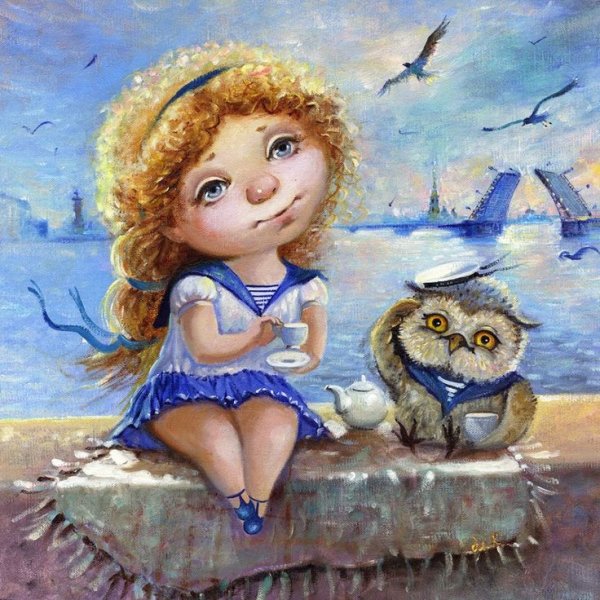 Ангелы мальчик и девочка