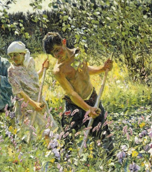 Сочинение по картине летом