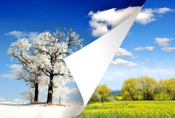 Зима переходящая в лето