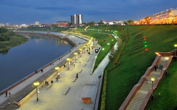 Тюмень центр набережная