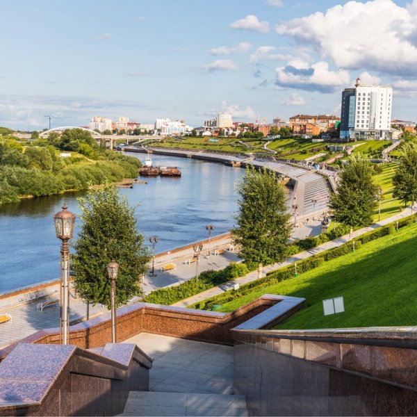 Набережная реки тура Тюмень 2021