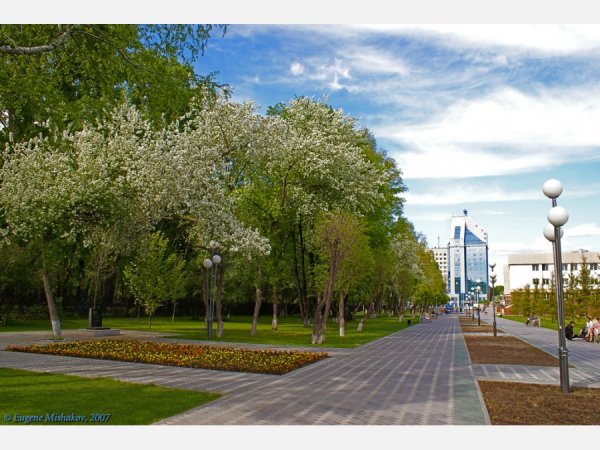 Парке памяти Тюмень