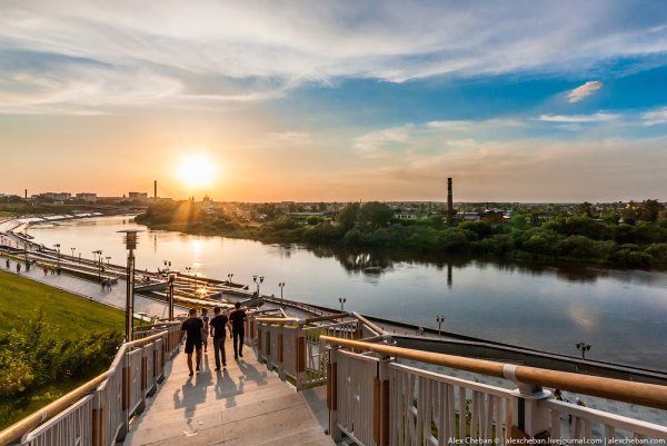 Набережная реки тура Тюмень