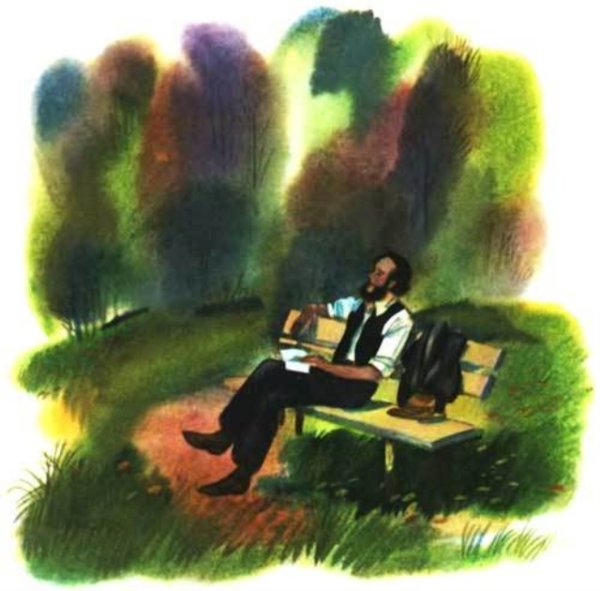 Ушинский гадюка иллюстрации