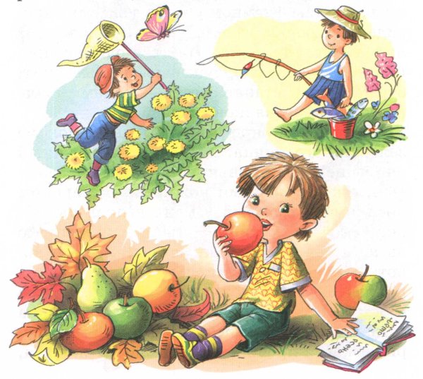 Ушинский в лесу летом