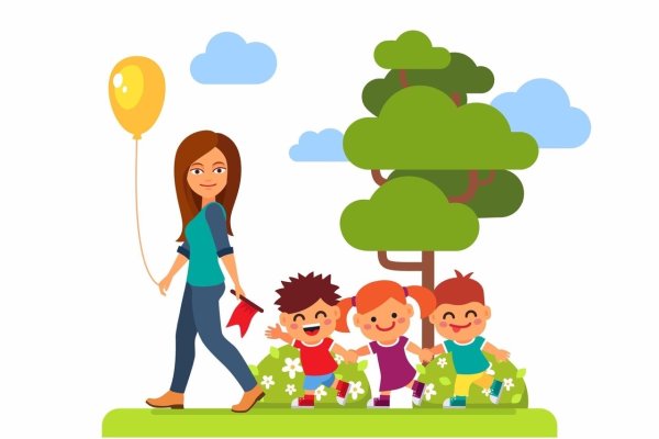 Дети в кругу с воспитателем