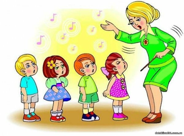 Музыкальное занятие в садике