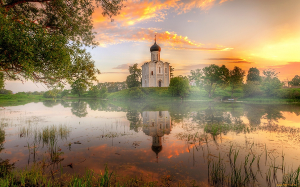 Тверь храм на пригорке
