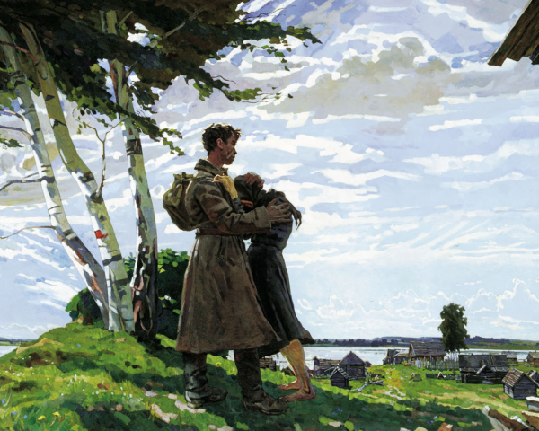 Кустодиев деревенский праздник