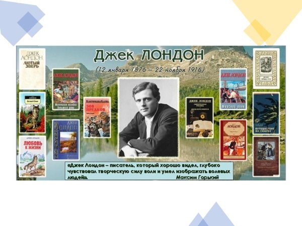 145 Лет со дня рождения американского писателя Джека Лондона (1876–1916)