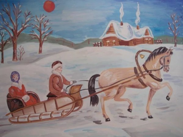 Санки детские зимние