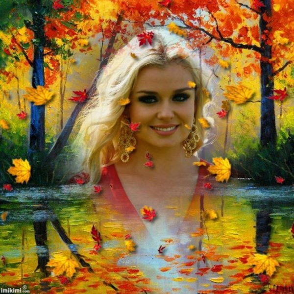 Открытки с бабьим летом