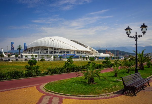 Вид на побережье Сочи