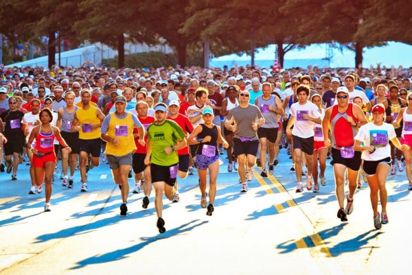 Уличный марафон