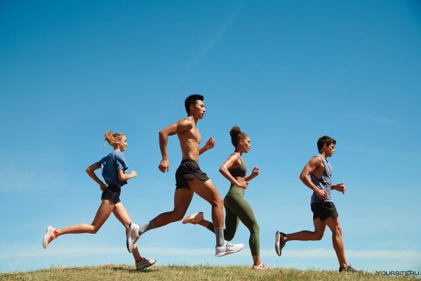 Люди на марафоне