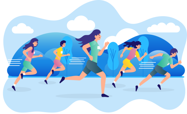 Марафонский бег Москва