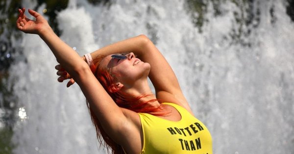 Лето жара девушки