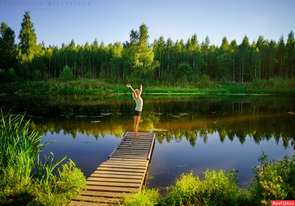Лето речка купание