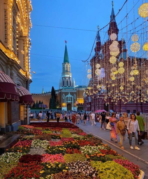 Москва летом