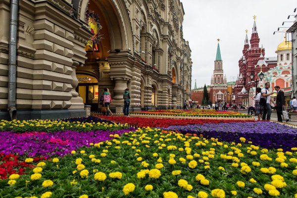 Москва весной