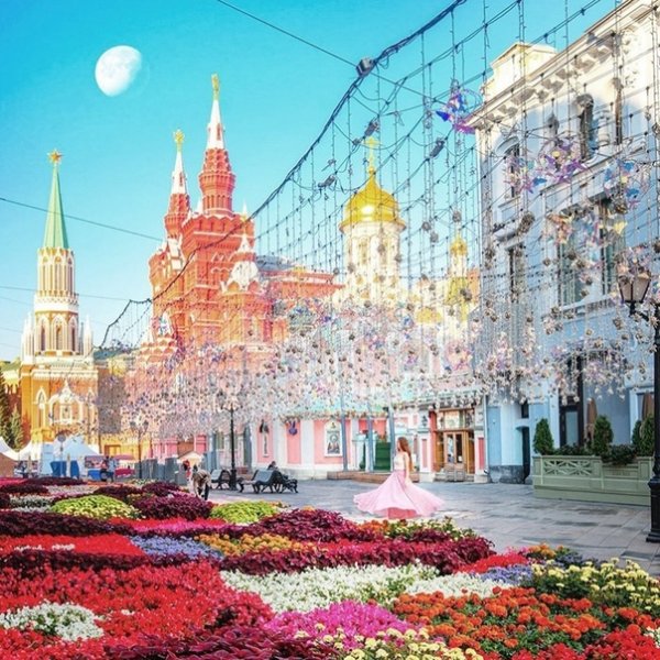 Красная площадь лето