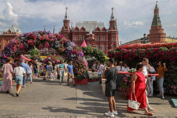 Фестиваль цветов в Москве