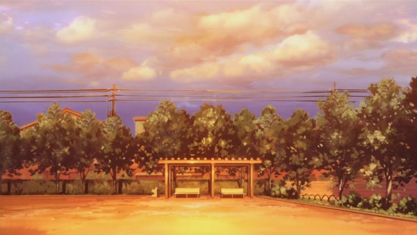 Деревья Макото Синкай