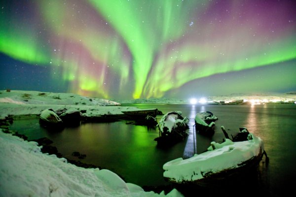 Териберка Северное сияние