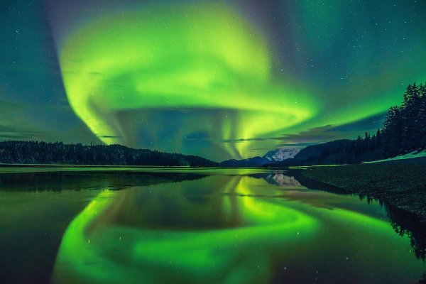 Плато Путорана сияние