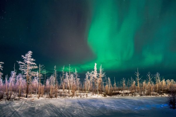 Дудинка Северное сияние