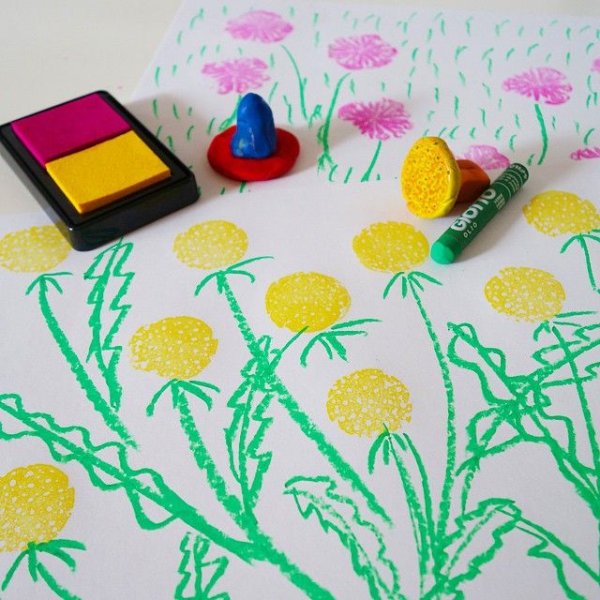 Рисование штампами