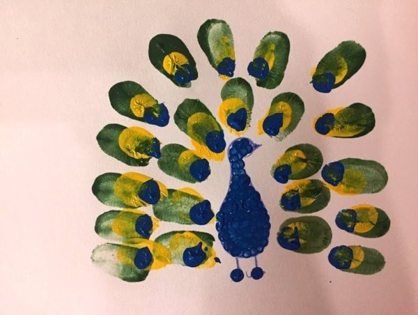 Рисование пальцами техника