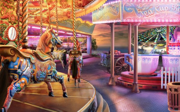 Мультяшные аттракционы