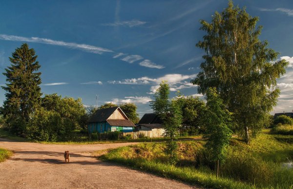 Деревенька летом