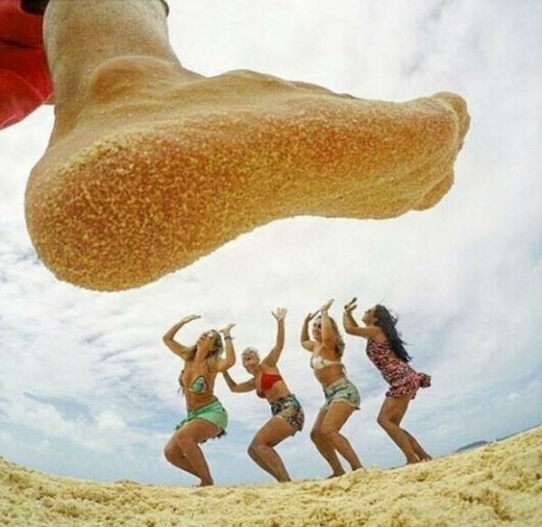 Необычная фотосессия на море