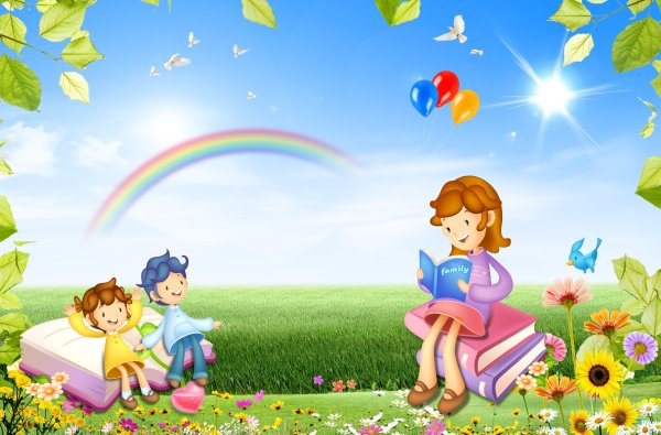 Фоны для детского сада с детками