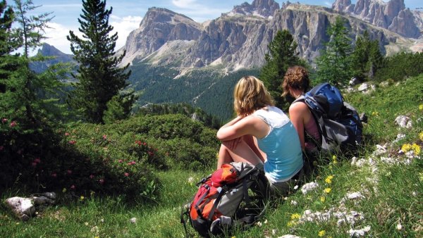 Лето поход горы