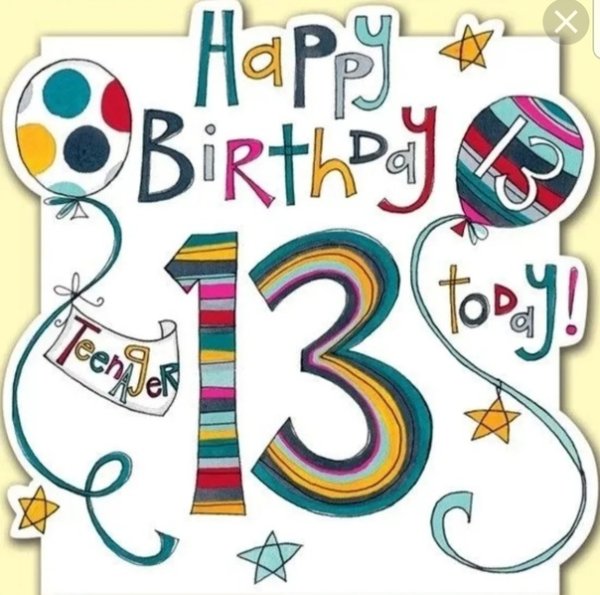 Поздравления с днём рождения мальчику 13 лет