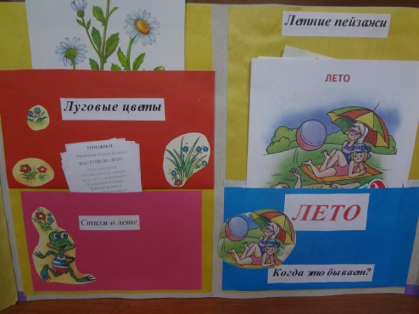 Летбук на тему лето