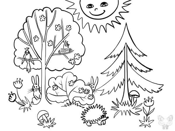 100 000 изображений по запросу Сказочный лес раскраска доступны в рамках роялти-фри лицензии
