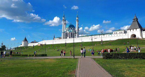 Казань Кремль летом