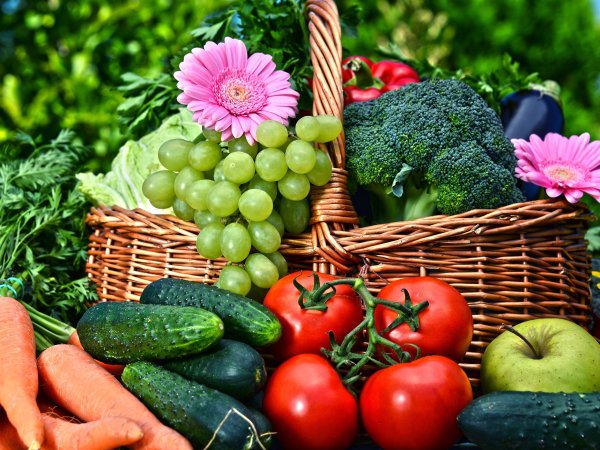 Корзинка с овощами