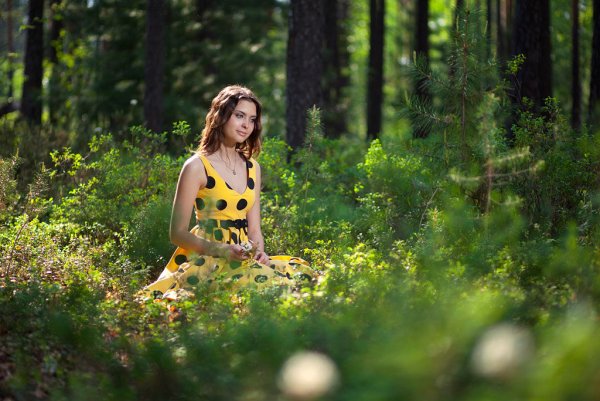 Фотосессия в лесу