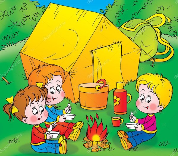 Привал в походе для дошкольников