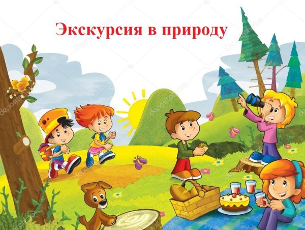 Поход для детей в детском саду