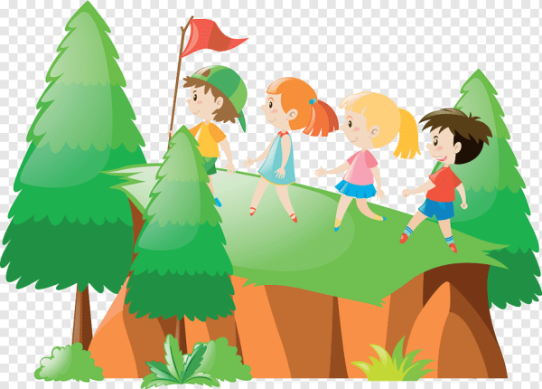 Дети в походе