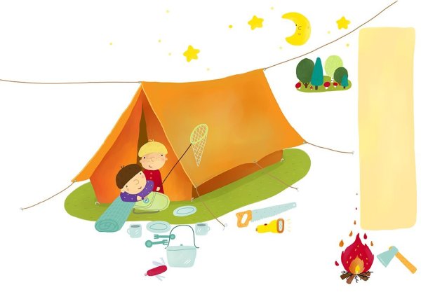 Дети туризм палатка