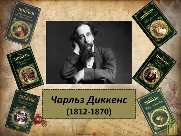 Чарльз Диккенс книги коллаж