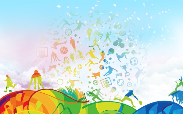 Фон красочный детский