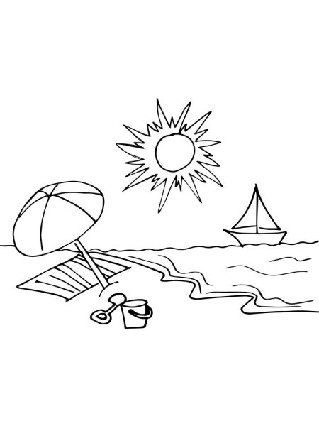 Море рисунок